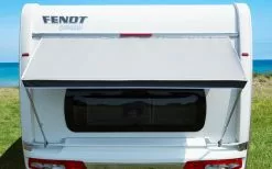 Berger Wachau Fenstermarkise Grau, Blau