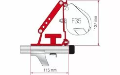 Fiamma Halterung Kit Auto F35 Pro Dachmontage