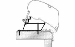 Thule Markisenadapter Malibu Roof 3,5 M -Campingzelte Verkaufsgeschäft 230122 2661094