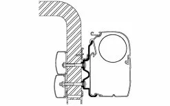 Thule Hymer Markisen-Adapter 2016 2,6m -Campingzelte Verkaufsgeschäft 270037 2681966