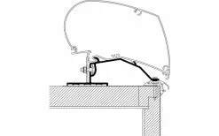 Thule Caravan Omnistor 6200 / 6300 / 9200 Markisenadapter Dachmontage 3,0 M -Campingzelte Verkaufsgeschäft 357758 2544050