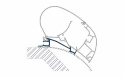 Dometic PR-Adapt Adapter Für Dachmarkisen PR 2000 Und PR 2500 4,0m