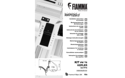Fiamma Kit VW T6 Kepler Markisenadapter Für Fiamma F35
