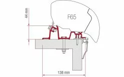 Fiamma F65/F80 Kit Mercedes Sprinter - VW Crafter (High Roof) -Campingzelte Verkaufsgeschäft 57431 11242