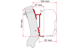 Fiamma Wingamm Oasi Markisenadapter Für Fiamma F45 230 Cm -Campingzelte Verkaufsgeschäft 644835 4521114