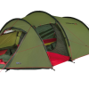 High Peak Falcon 4 LW Lightweight 4 Personen Tunnelzelt Aluminium Gestänge Olive/rot -Campingzelte Verkaufsgeschäft 733370 4904120
