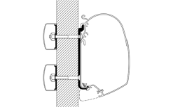 Thule Universal Markisenadapter Für Omnistor 4900 / 5200 / 8000 3 M 13 Thule Universal Markisenadapter Für Omnistor 4900 / 5200 / 8000 3 M -Campingzelte Verkaufsgeschäft 789530 5202497