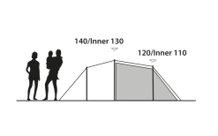 Outwell Earth 2 Doppelbeschichtetes Zelt -Campingzelte Verkaufsgeschäft 790742 5217254