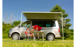 Fiamma F35 Pro 180 Markise Gehäusefarbe Titanium Tuchfarbe Royal Grey 180 Cm -Campingzelte Verkaufsgeschäft 808142 5277365