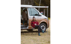 Fiamma F45s 260 Markise Für Rechtslenker VW T5/T6 Multivan/Transporter Tuchfarbe Royal Grey 260 Cm Gehäusefarbe Deep Black -Campingzelte Verkaufsgeschäft 814958 5295257