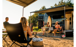 Fiamma F80s Ducato 320 Markise Gehäusefarbe Deep Black Tuchfarbe Royal Grey 320 Cm -Campingzelte Verkaufsgeschäft 822713 5315048